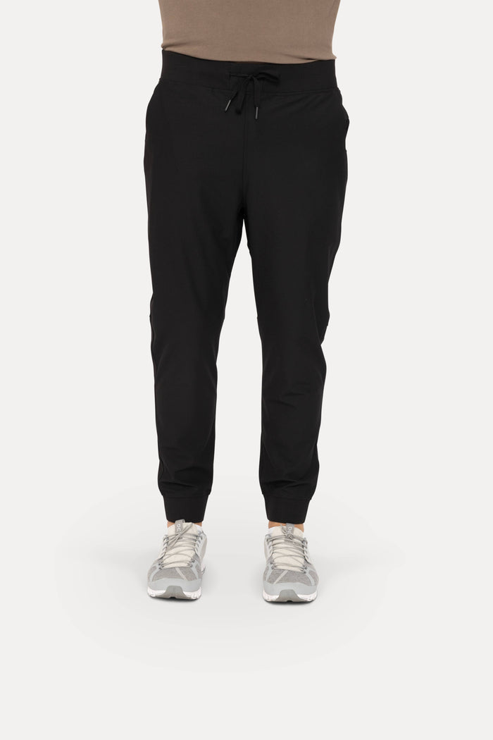 Men's Flexfit Skim Black Jogger Pants for Comfort and Style